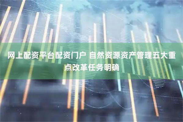 网上配资平台配资门户 自然资源资产管理五大重点改革任务明确
